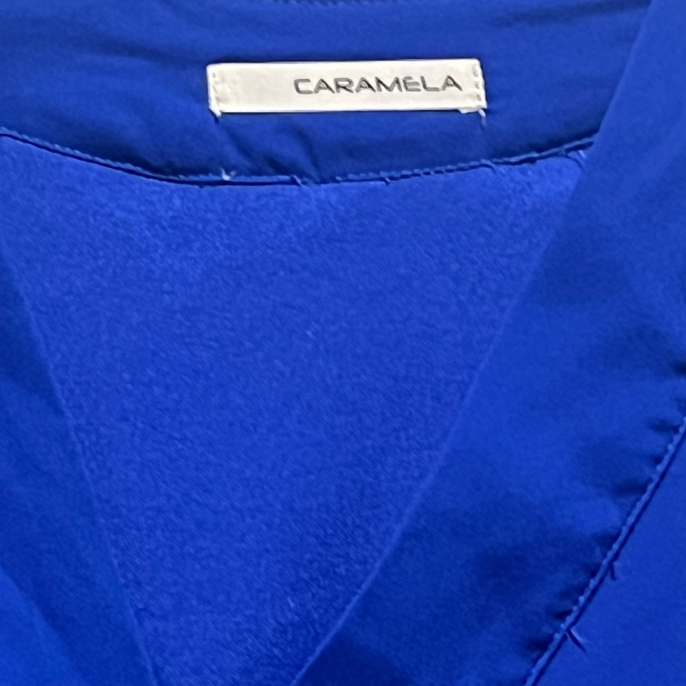 Carmela Women's Cobalt Blue V-Neck Dress Sz:Large - Picture 3 of 8